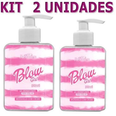 Imagem de KIT 2  Blow Girl Gel Hidratante Corporal Com Aroma de Morango - HOT FL