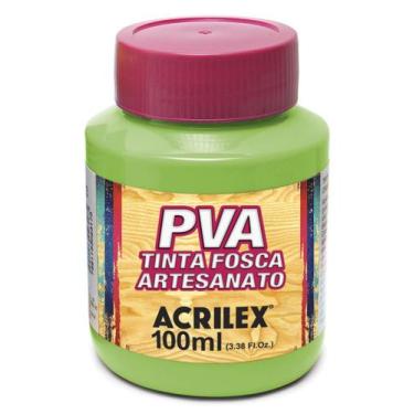 Imagem de Tinta Pva Fosca Cores Claras para Artesanato 100ml - Acrilex, 510 - VE