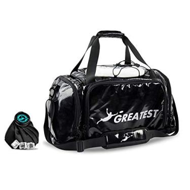 Imagem de A melhor bolsa de frisbee de 60 litros. Bolso térmico embutido e compartimentos para organização. Mochila esportiva durável à prova d'água para esportes ao ar livre, viagens e mais, Prata