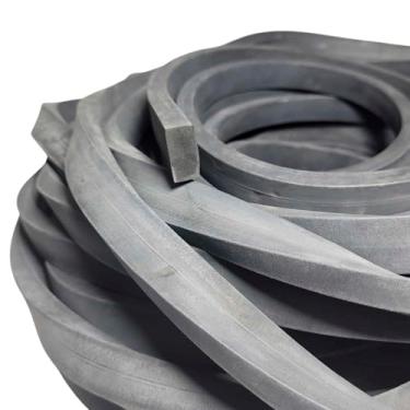 Imagem de Borracha Perfil Esponjoso SBR Macio 20x10mm Vedação - 50 Metros Borrachas Londrina