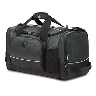 Imagem de SwissGear Bolsas de viagem para adultos unissex, Revestimento cinza/preto, 20 Inch, Bolsas Duffle para Viagem