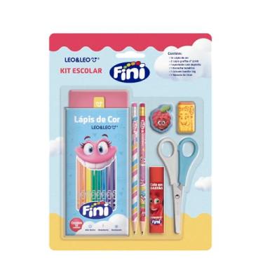 Imagem de KIT LÁPIS DE COR 12 CORES FINI - CAIXA C/ 6 KITS LEO&LEO