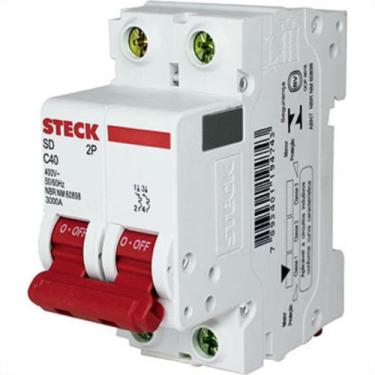 Imagem de Steck Disjuntor  Din.2P 40A C  3Ka