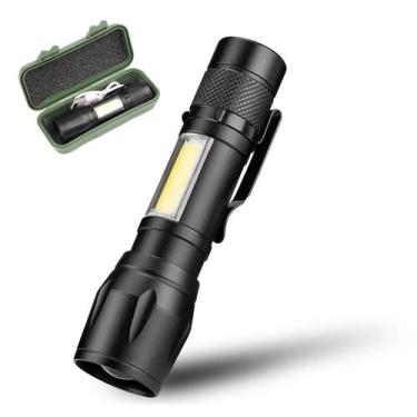 Imagem de Led Lanterna Portátil Zoom Ajustável Recarregável  Bateria Usb Integra