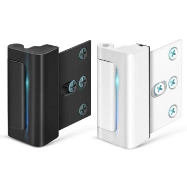 Imagem de Fechadura de porta de segurança doméstica Trava de reforço de porta: Fechaduras de porta de metal para fechaduras de porta da frente para crianças Trava de porta à prova de crianças para trava interna