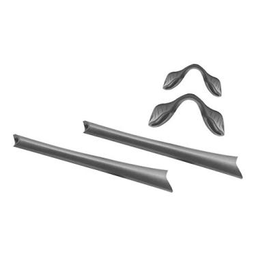 Imagem de Kit de substituição de borracha MYCOURAG compatível com óculos de sol Oakley Radar Series, Cinza, One Size