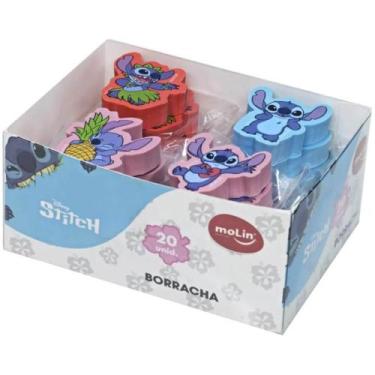 Imagem de Borracha Decorada STITCH Sortidas CX.C/20 - Molin