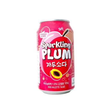 Imagem de Refrigerante Coreano Sparkling Plum Ameixa 350ml