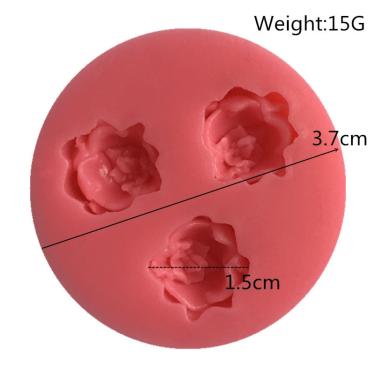 Imagem de Molde de silicone mini rosas