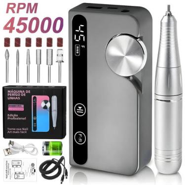 Imagem de Máquina Elétrica Profissional Recarregável De Baixo Ruído, 45000rpm, L