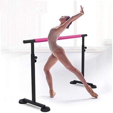 Imagem de Barra de balé portátil, barra de balé móvel, altura ajustável, bastões de alongamento de dança independentes para adultos e meninas