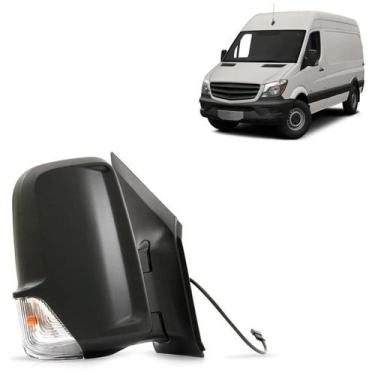 Imagem de Retrovisor Sprinter 2012 2013 2014 2015 2016 2017 2018 Fixo Fio Longo 