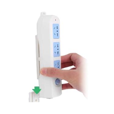 Imagem de 2 Suportes Adesivo Fixador de Parede Encaixe Rápido