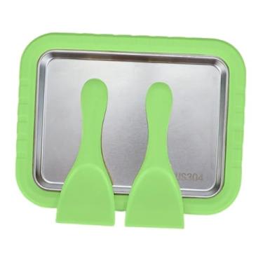 Imagem de Ioensy Máquina de sorvete DIY Smoothies Criativo Divertido Gelato Instantâneo Pan Congelador Iogurte Maker para Congelar Iogurte Sorvete Doméstico, Verde