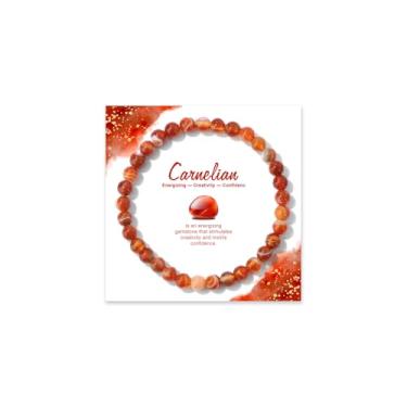 Imagem de Pulseira com contas de pedra do mês de nascimento, equilíbrio de proteção, cristal curativo, aniversário, dia da mãe, presente de dia da mãe, Large, Cristal, Sem Pedra Preciosa