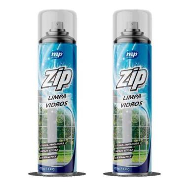 Imagem de Kit 2 Limpa Vidros Spray Zip My Place 400ml
