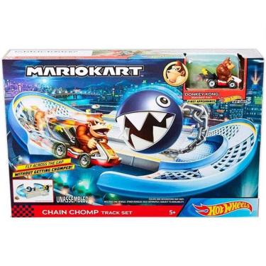 Imagem de Pista de Percurso e Veiculo HOT Wheels Mario KART Donkey KONG Mattel GCP26