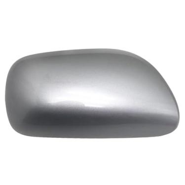 Imagem de DMXGJD Capa para espelho retrovisor Toyota Yaris, capa de encaixe para espelho retrovisor de 2008 a 2013, acessórios de carro, cor pintada universal, prata direita