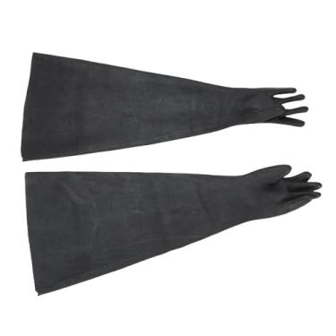 Imagem de Eujgoov Durável 32.28in Pesado LATEX Luvas de Areia Protetora, Engrenagem Resistente a Desgaste para Operações de Explosão Seguras e Confortáveis