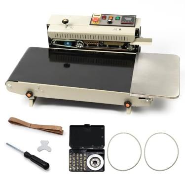 Imagem de U.S. Solid Máquina De Selagem Sacos Contínuos E Alargados, Horizontal Automática Com Controle Digital Temperatura Para Pvc 0,02-0,08 Mm, Codificação Carimbos, 110 V/60 Hz