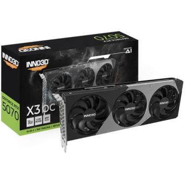 Imagem de Placa de Vídeo Inno3D GeForce RTX5070 X3 OC 12GB GDDR7 (N5070312D7X195