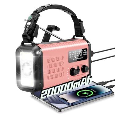 Imagem de iRonsnow Rádio de Emergência Condor 1 20000 mAh Vermelho FM AM WB USB