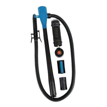 Imagem de Generic Extrator de fluido de óleo de transferência de combustível de óleo versátil bomba de transferência manual de 60 cm ferramenta de troca de fluido para, Preto, Azul