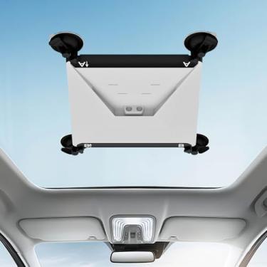 Imagem de Ventosa de suporte de carro para Starlink Mini, suporte de ventosa para para-brisa de trailer, clipe antiarranhões com liberação rápida, aderência segura para todos os climas para viagens off-road