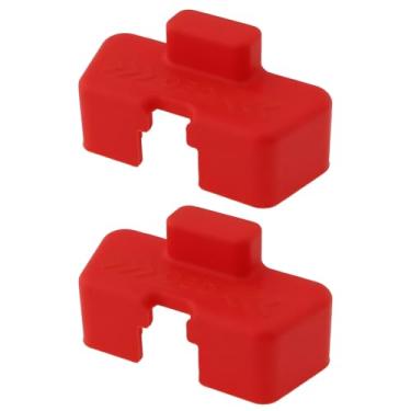 Imagem de OTOTEC 2 peças de capa de interface OBD impermeável antifurto capa protetora de silicone para porta OBD, vermelha