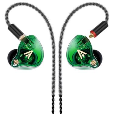Imagem de Fones de ouvido com fio Vibes 202 – Fones de ouvido intra-auriculares HiFi – Fones de ouvido profissionais com isolamento de ruído – Som claro, graves profundos e fones de ouvido IEM de ajuste