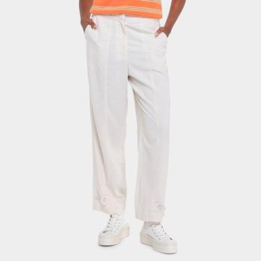 Imagem de Calça Hering Alfaiataria Hering Feminina, Off white, 38