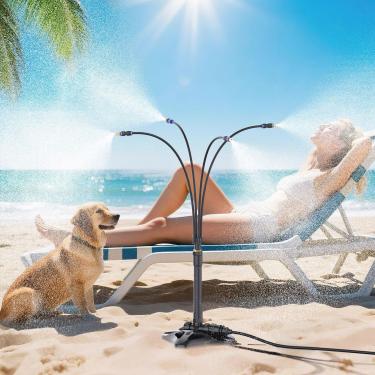 Imagem de Sistema de irrigação automática de jardim, sistema de resfriamento vertical por pulverização