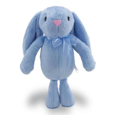 Imagem de Coelhinho de Pelúcia Fofys 27cm Decoração Páscoa Cestas - Toybrink, Az