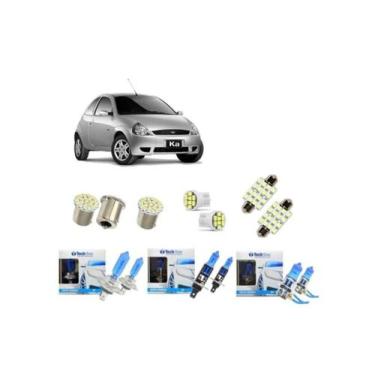Imagem de Kit Lâmpada Super Branca Ford Ka 97 98 99 00 A 07 Tipo Xenon - Blue Li