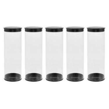 Imagem de Milisten 5 Peças de Recipiente de Armazenamento de Tubo de Golfe Em Pvc Transparente para Bolas de Golfe, Suporte de Bola Leve E à Prova D'água, Ideal para Campos E Viagens