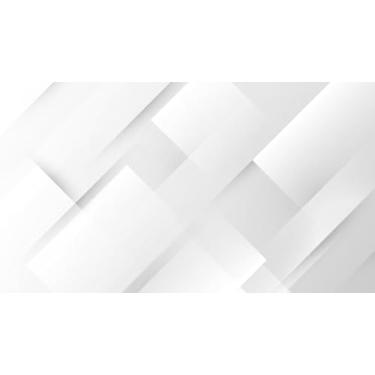 Imagem de Quadro Decorativo com Estampa Minimal White Abstract 40 x 40 Papel 2 unidades