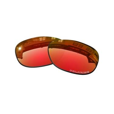 Imagem de OOWLIT Lentes de substituição compatíveis com óculos de sol Ray-Ban Meta Wayfarer RW4008 53 mm, fogo, One Size