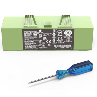 Imagem de Bateria ABL-F para Roomba j7 j7+, compatível com iRobot j6 j6+ i6 i4 i4+ i3 i3+ i3 Plus i8 i8+ i7 i7+ i7 Plus e5 e6 Series Robot Sweeper, bateria recarregável de íons de lítio capacidade 14,4 V 64,2