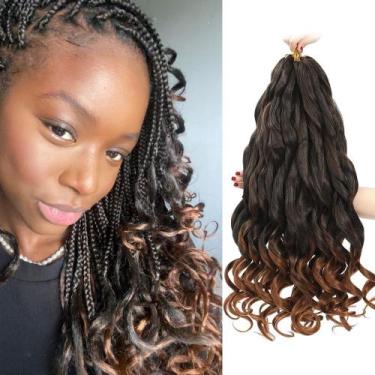 Imagem de Braiding Hair conrora French Curly, pré-esticado, 30 cm, 8 pacotes