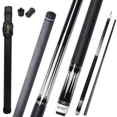 Imagem de CUEELF Bastão de taco de sinuca de fibra de carbono 12,5 mm bastão profissional de taco de sinuca com estojo