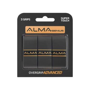 Imagem de Overgrip Advanced Profissional 3 Unidades Preto Alma Genius
