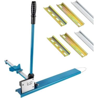 Imagem de Cortador De Trilho Din, Máquina De Corte De Trilho De Alumínio Cortador Manual De Trilho De Guia Com Régua De Medição Para Corte De Trilho De Aço/alumínio Com Fenda