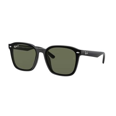 Imagem de Óculos de Sol Ray-Ban Polarizado 0RB4392D 601/9A Tam 66 / Preto - Lentes Verde