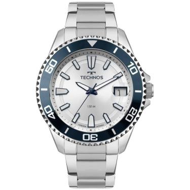 Imagem de Relógio Technos Masculino Acqua Prata - 2415ek-1k