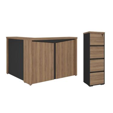 Imagem de Conjunto Escritório: Balcão Atendimento 6309 + Arquivo 6291