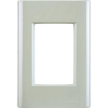 Imagem de Placa 3 Postos 4x2 Tramontina Giz Verde Ardósia Tramontina