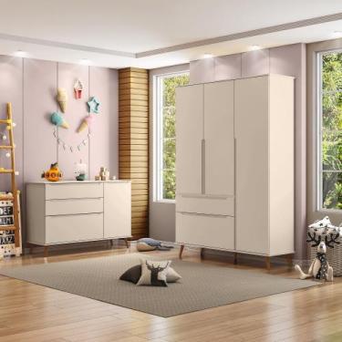 Imagem de NOVO Quarto Infantil Bebê Retrô Ana Vitória Off White _ Phoenix Baby