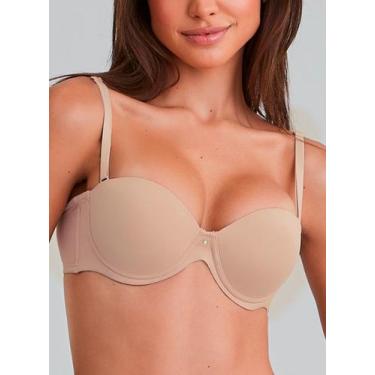 Imagem de Sutiã sem alça Nayane ST 01 07 0001 Com Bojo e Aro Poliamida T. P/40 G
