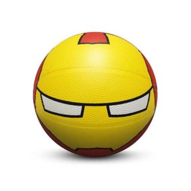 Imagem de Bola Basquete Infantil Marvel - Tam 3, Amarelo