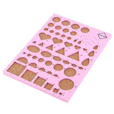 Imagem de HEEPDD Kit de Quilling de Papel, 4 Cores Ferramentas de Ferramentas de Quilling Artesanato de Papel de Supplies Incluem Modelos de Tweezer Pinos de Caneta Com Fenda Materiais Feitos à Mão Materiais Artesanais (Rosa)